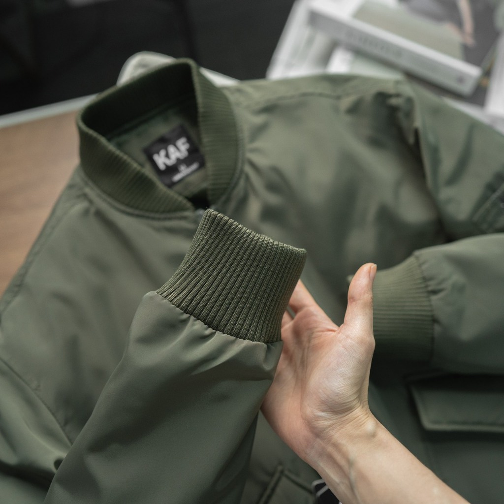 ÁO KHOÁC BOMBER 3 LỚP KAF VNXK GIÓ DƯ HÃNG XỊN