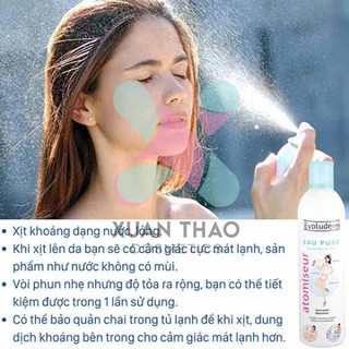 Xịt Khoáng Evoluderm Atomiseur Eau Pure Water