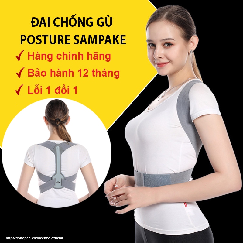 Đai Chống Gù Lưng Nam Nữ Chính Hãng MIAA Đủ Size Người Lớn Trẻ Em Có Bảo Hành Cam Kết Lỗi 1 Đổi 1 Mẫu Sampake