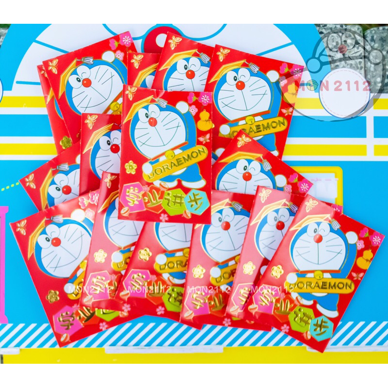 HỘP 18 BAO LÌ XÌ TẾT DORAEMON DOREMON