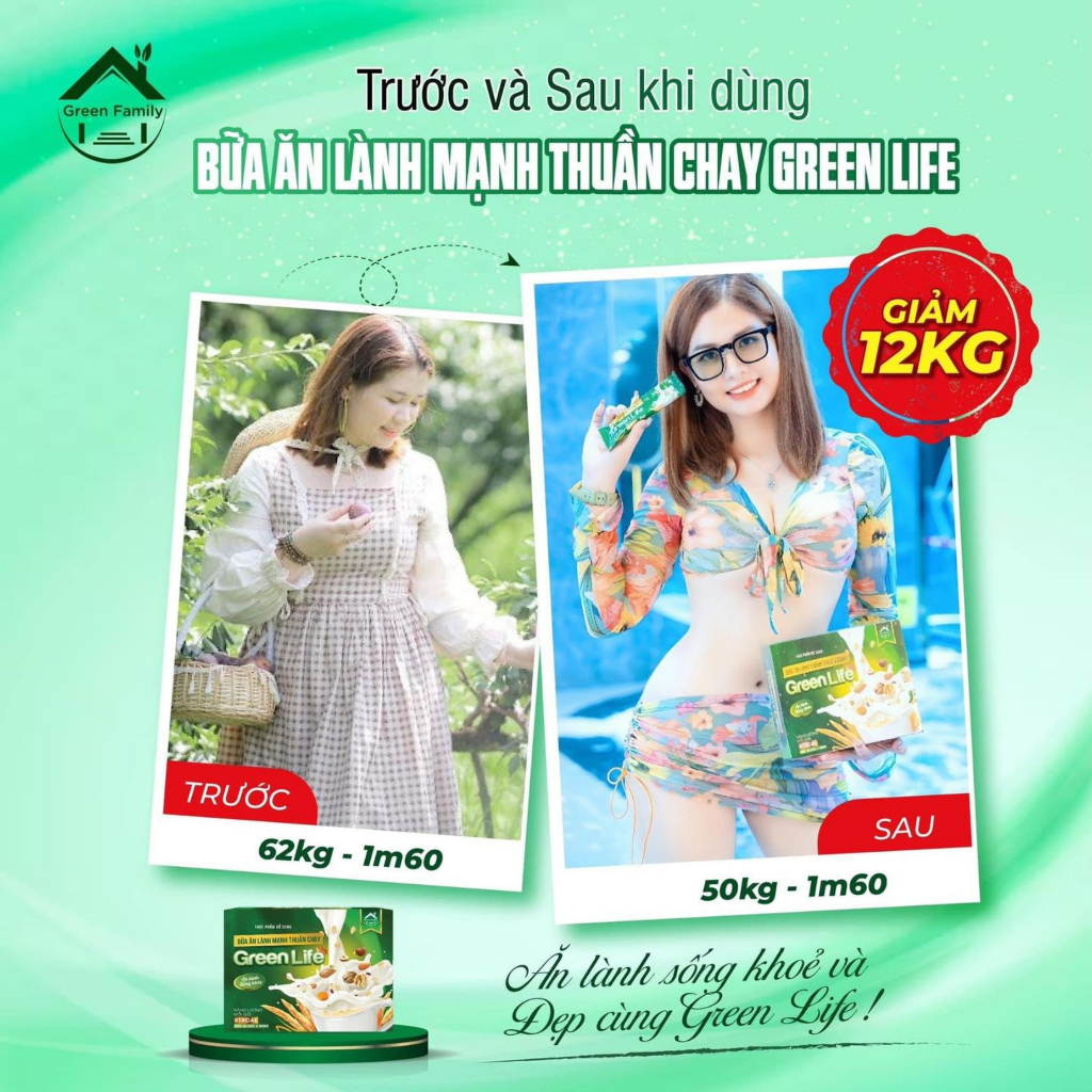 Thuần Chay Greenlife Thực Phẩm Bổ Sung Bữa Ăn Lành Mạnh Green Famil Chính Hãng