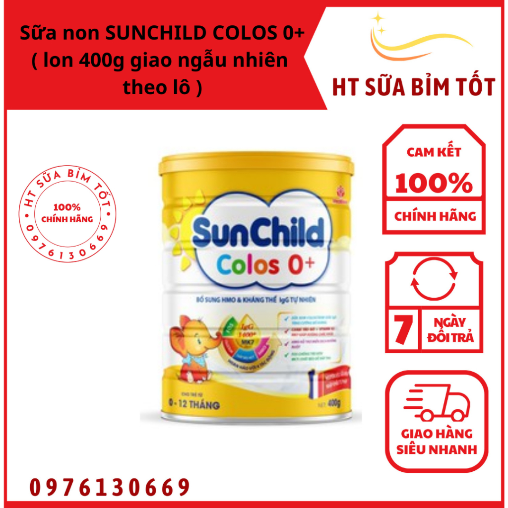 Sữa non SUNCHILD COLOS 0+cận date 2024