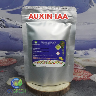 Chất kích rễ, thân, lá Auxin IAA 98% (3-Indole acetic acid) (gói 50g) Tặng kèm dung môi