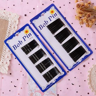 Kẹp tăm đen ghim tóc vỉ 60 cây tĩnh điện nhỏ gọn tiện lợi