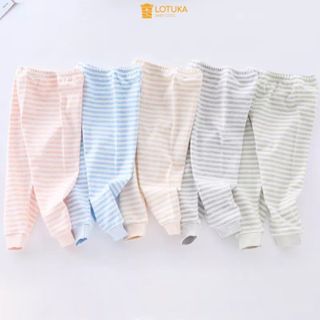 Quần Dài Giữ Nhiệt Lót Lông Nhung LOTUKA Cho Bé, Quần, Áo Thu Đông Cho Bé Trai Bé Gái, Quần Áo Trẻ Em Size 4-18kg