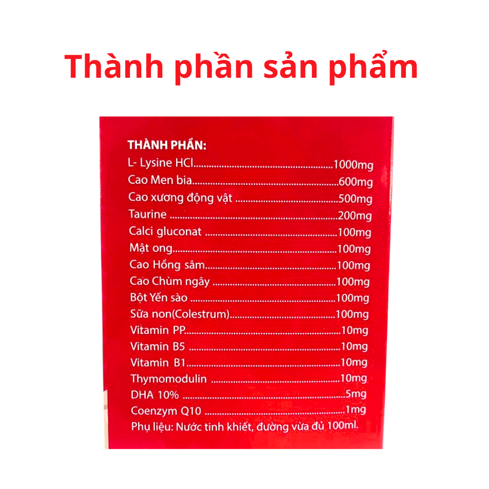 Boss Ăn Ngon Siro dạng gói giúp bé ăn ngon ngủ tốt bé thông minh - Hộp 20 gói x 10ml