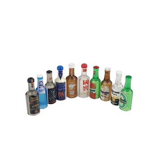 Đồ chơi logo sáng tạo lắp ráp các mẫu chai in hình