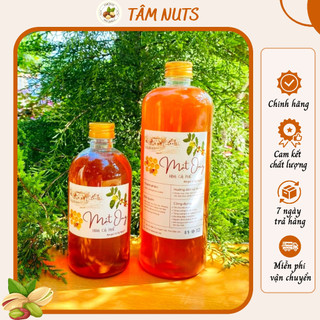 Mật ong hoa cà phê Đắk Lắk chai 500 và 1000 ml, Mật ong nguyên chất thơm ngon, không chất bảo quản - Tamnuts