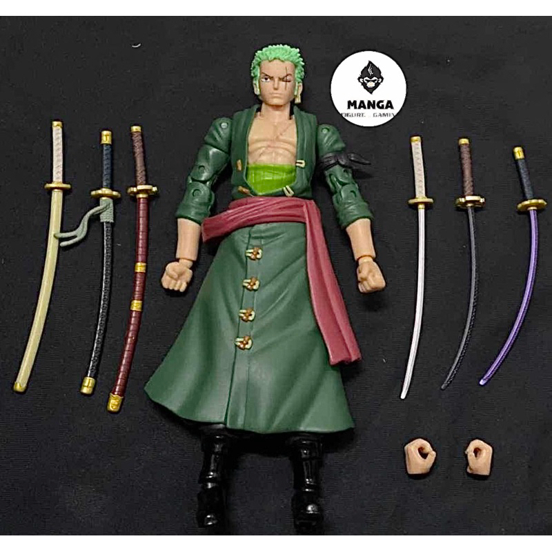 [ ONE PIECE ] MÔ HÌNH SHF ZORO HEROES - mô hình chính hãng 2HAND