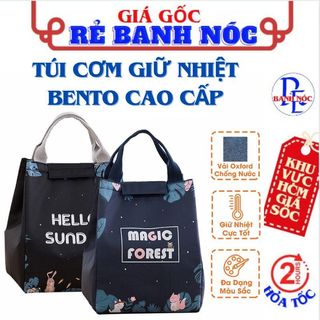  Túi Đựng Hộp Cơm Bento , Túi giữ nhiệt đựng đồ kiểu nhật , mang cơm đựng hộp thức ăn gọn gàng không bay hơi