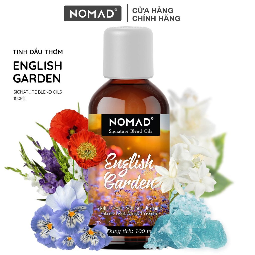 Tinh Dầu Thơm Nomad Signature Blend Oils English Garden