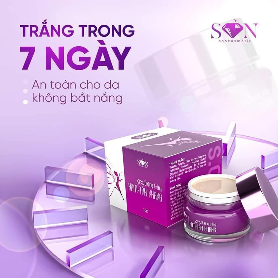 Combo 2 SP Kem Face Nám Ngày Đêm SON Tiên Nguyễn Tặng Cao Bưởi