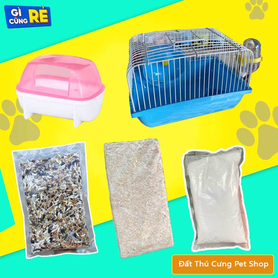 Combo vật dụng cần thiết nuôi hamster số 2