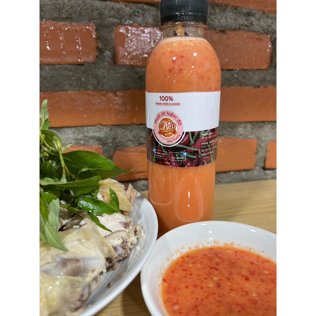 Cobmo 2 Chai Muối Ớt Hiểm Đỏ Cay Nồng, Chính Gốc Nha Trang Bếp Xuyên Việt, chấm gà, heo, hải sản nướng, thịt hấp luộc
