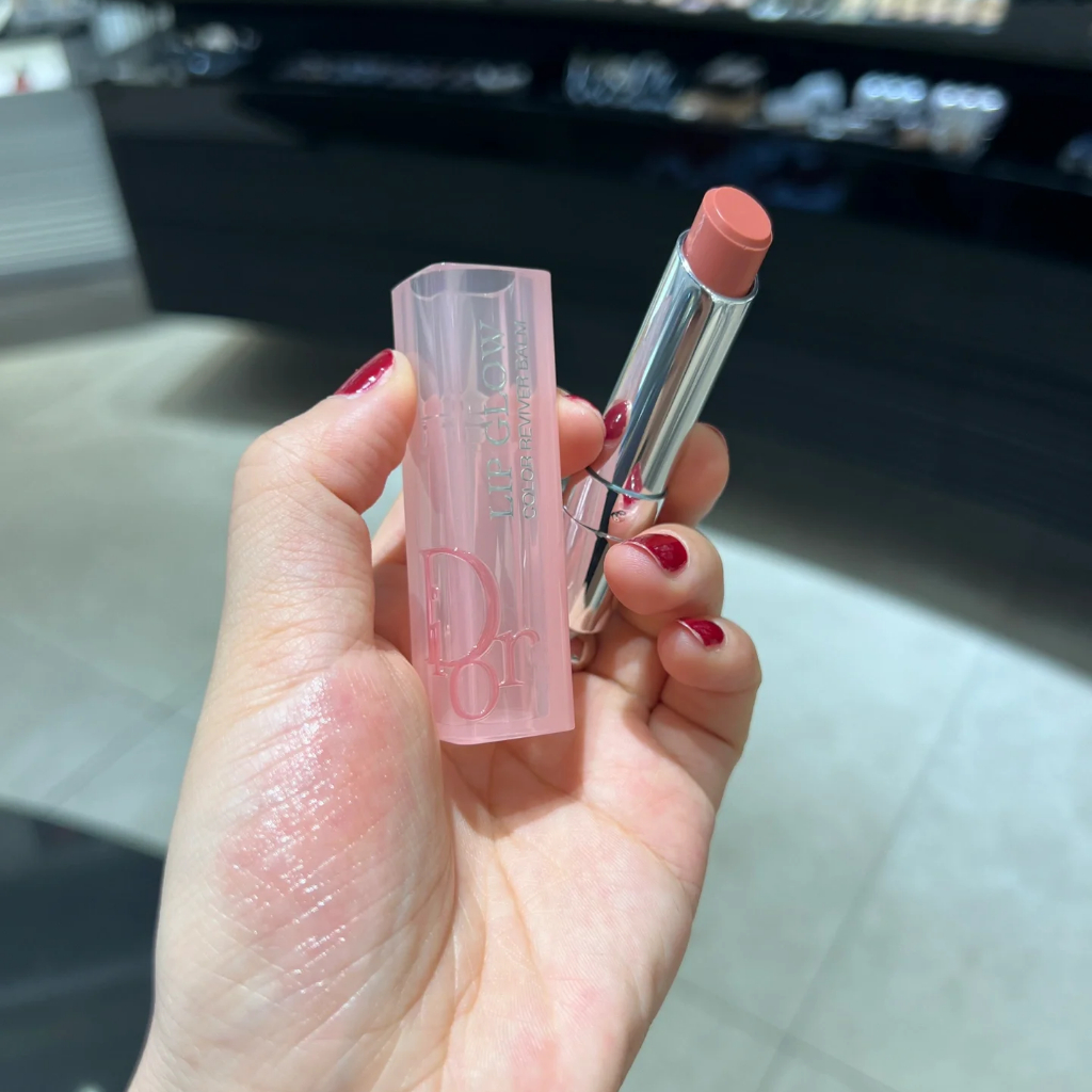 Son Dưỡng Dior Addict Lip Glow Màu 012 Rosewood màu hồng cánh hoa