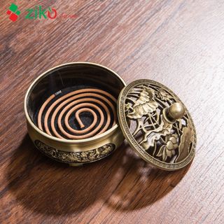 Lư xông trầm hương mẫu hoa sen