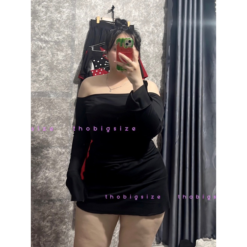 Áo Bẹt Vai Bigsize Thun Tăm Cao Cấp Co Dãn 60-90kg