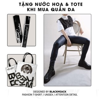 Quần Da Wax BLACKMIACK - skinny leather pant washed