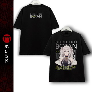 Áo thun Hololive Shishiro Botan Digital Art (Black)