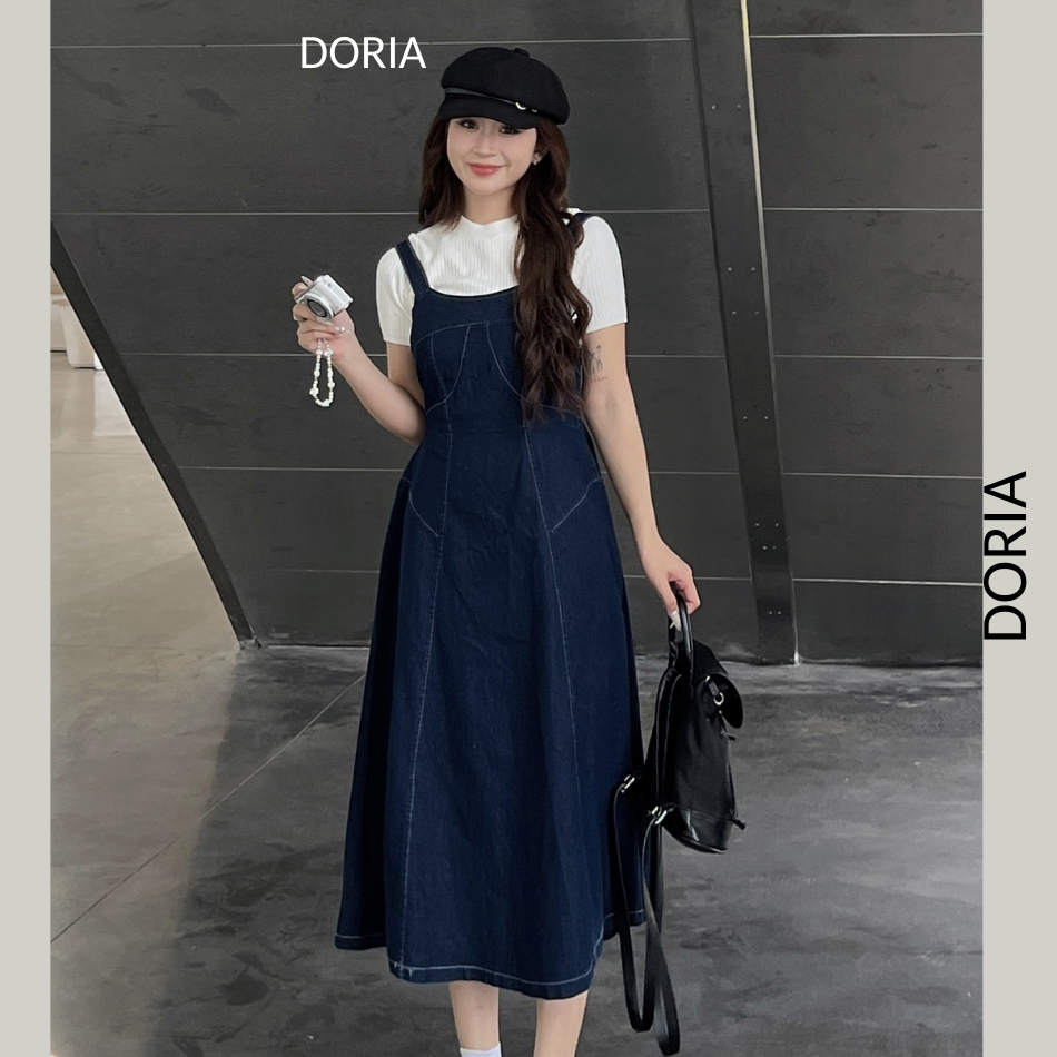 Váy Yếm bò dáng xòe nữ DORIA nhẹ nhàng cá tính Yemjean634_P0