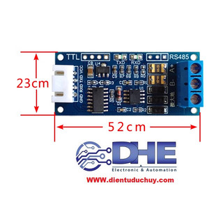 MODULE CHUYỂN ĐỔI TTL <--> RS485 V1, HALF DUPLEX