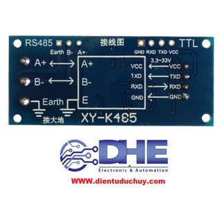 MODULE CHUYỂN ĐỔI TTL <--> RS485 V1, HALF DUPLEX