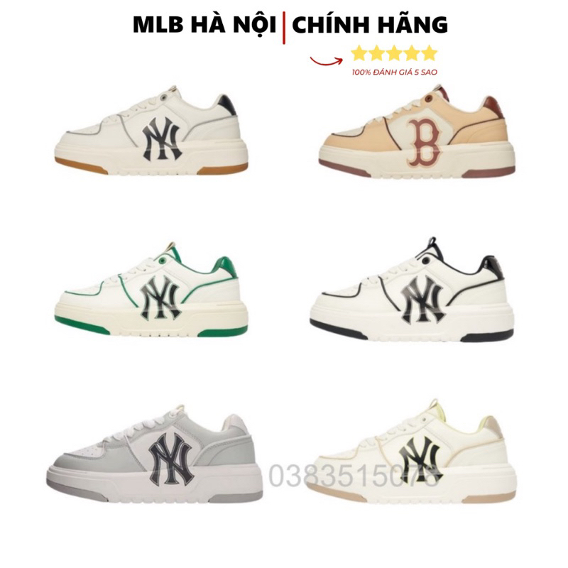 Giày MLB Chính Hãng Chunky Liner cổ thấp Full Tag - Full Tem - Check HiddenTag