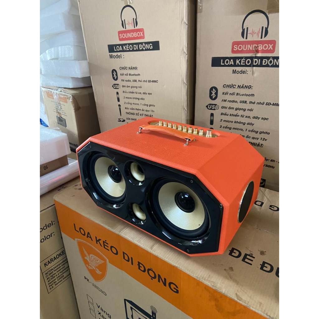 Loa kéo Mini 2 bass 20cm, 2 treble, 2 loa trung ADX 220 Pro