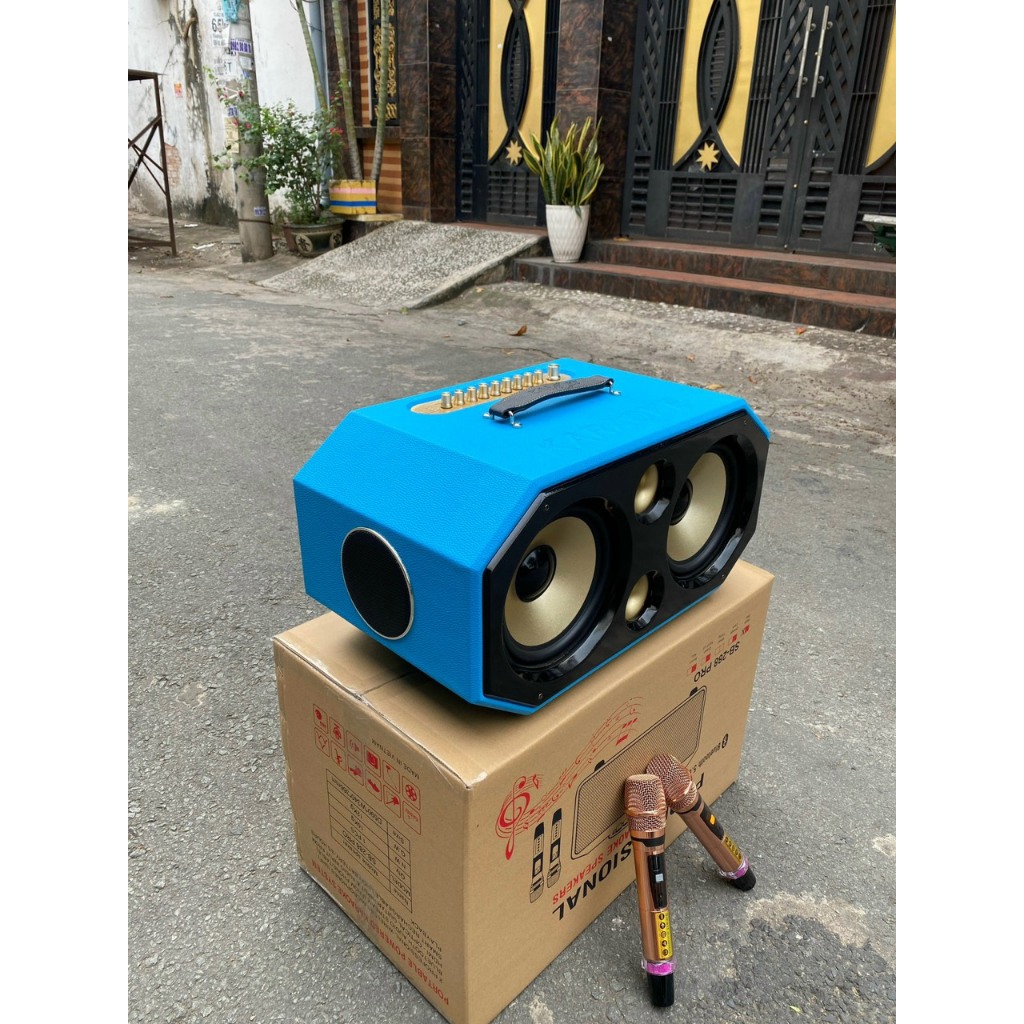 Loa kéo Mini 2 bass 20cm, 2 treble, 2 loa trung ADX 220 Pro