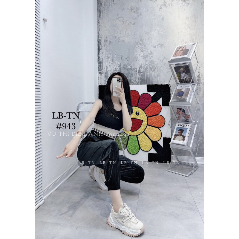 QUẦN BOM NHUNG CHỮ GG CẠP CHUN HÀNG QCL1 MS18208