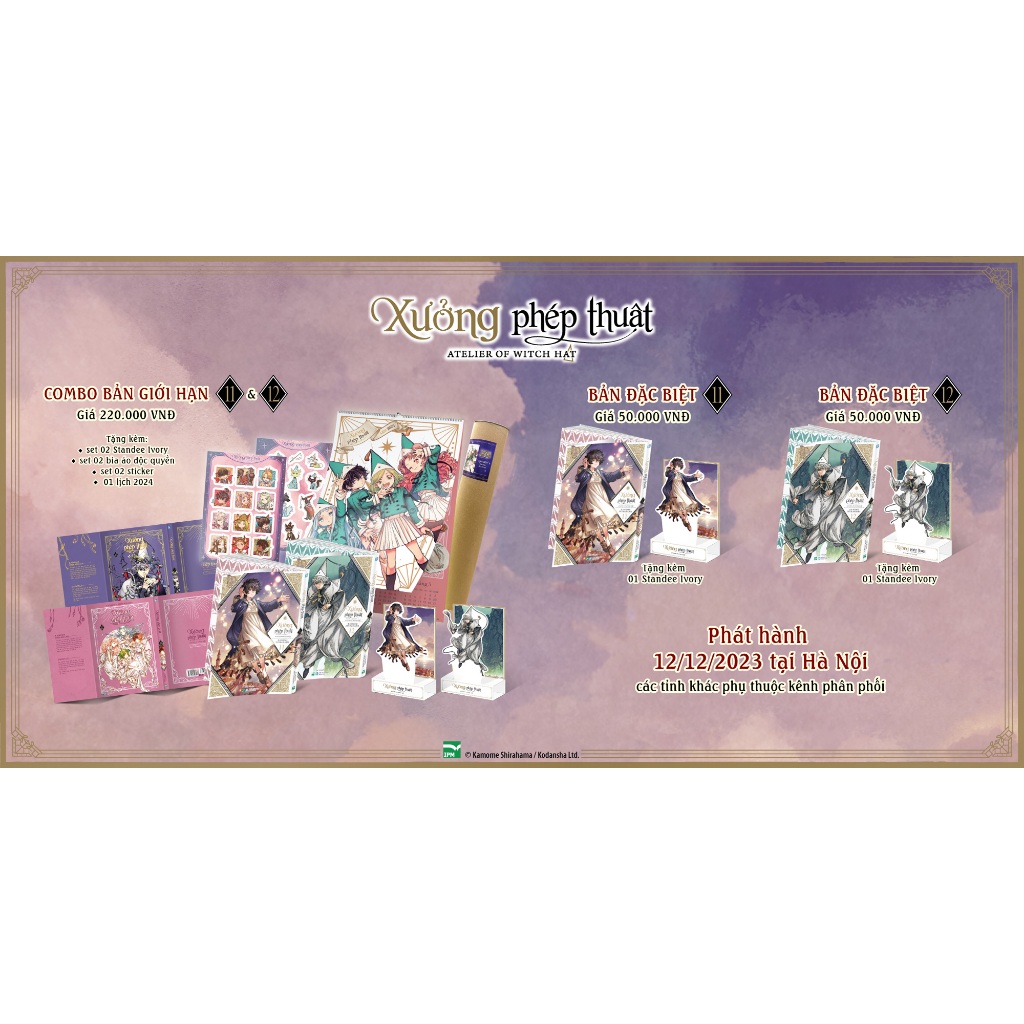 Xưởng phép thuật combo Tập 11GH + 12GH