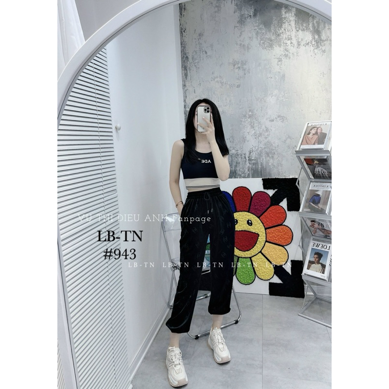 QUẦN BOM NHUNG CHỮ GG CẠP CHUN HÀNG QCL1 MS18208