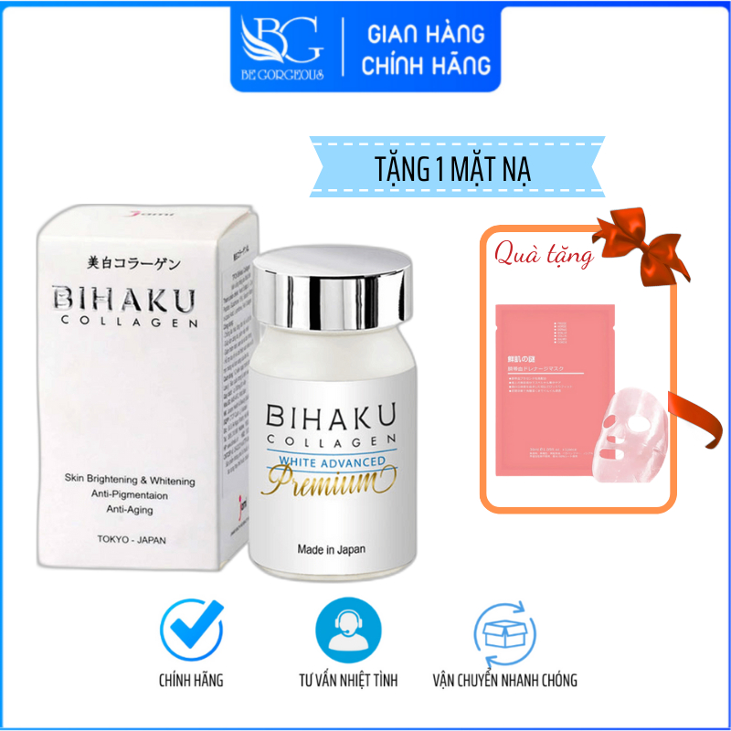 Viên uống bổ sung Collagen Bihaku Collagen Nhật Bản