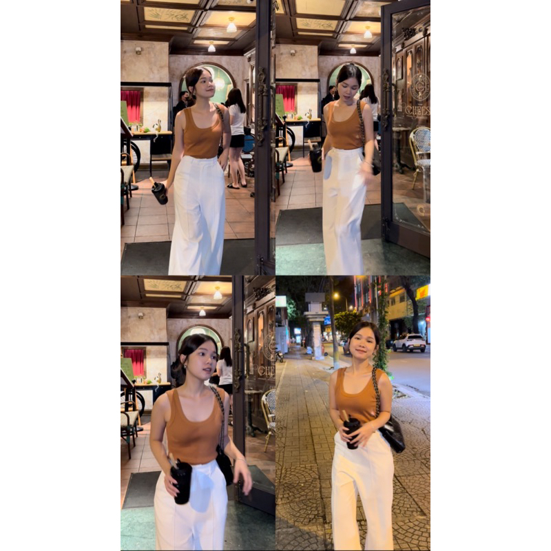 Tank top dài uni/qlo