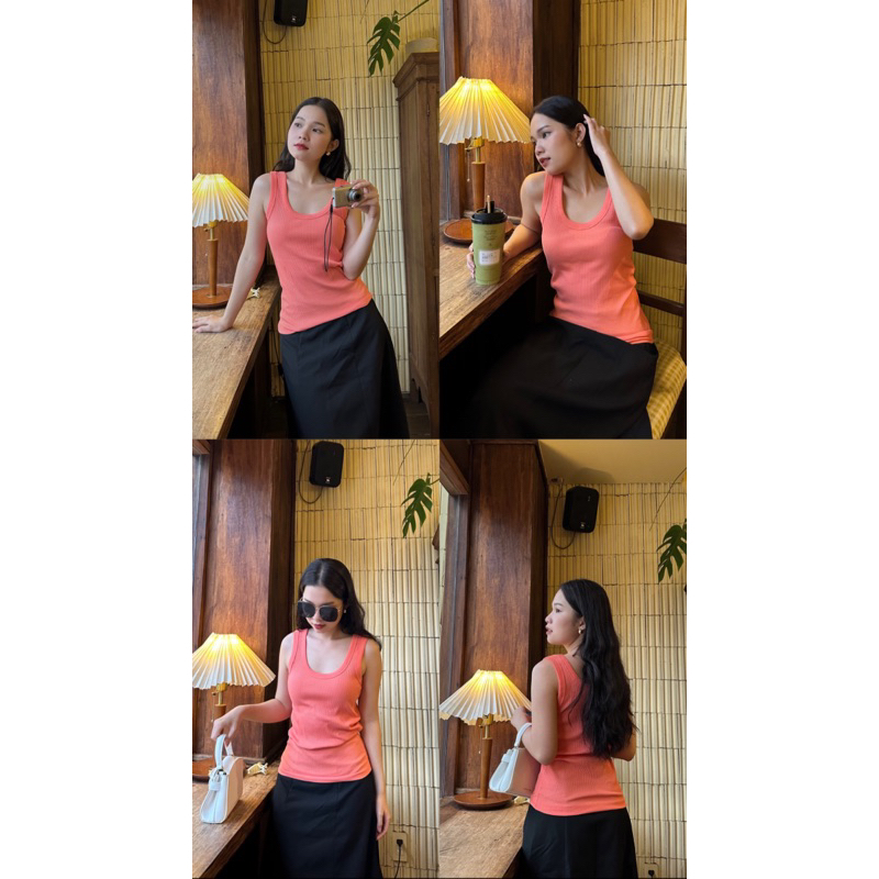 Tank top dài uni/qlo