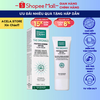 Kem chống nắng phổ rộng MartiDerm the Originals Proteos Screen SPF50+ 40ml cho da dầu mụn,nám và tăng sắc tố da