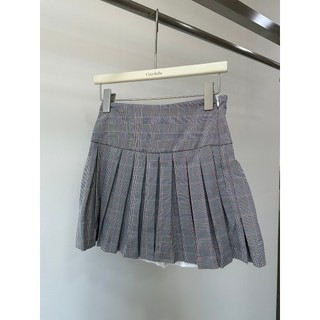 Chân váy caro xếp ly COCOBEBE