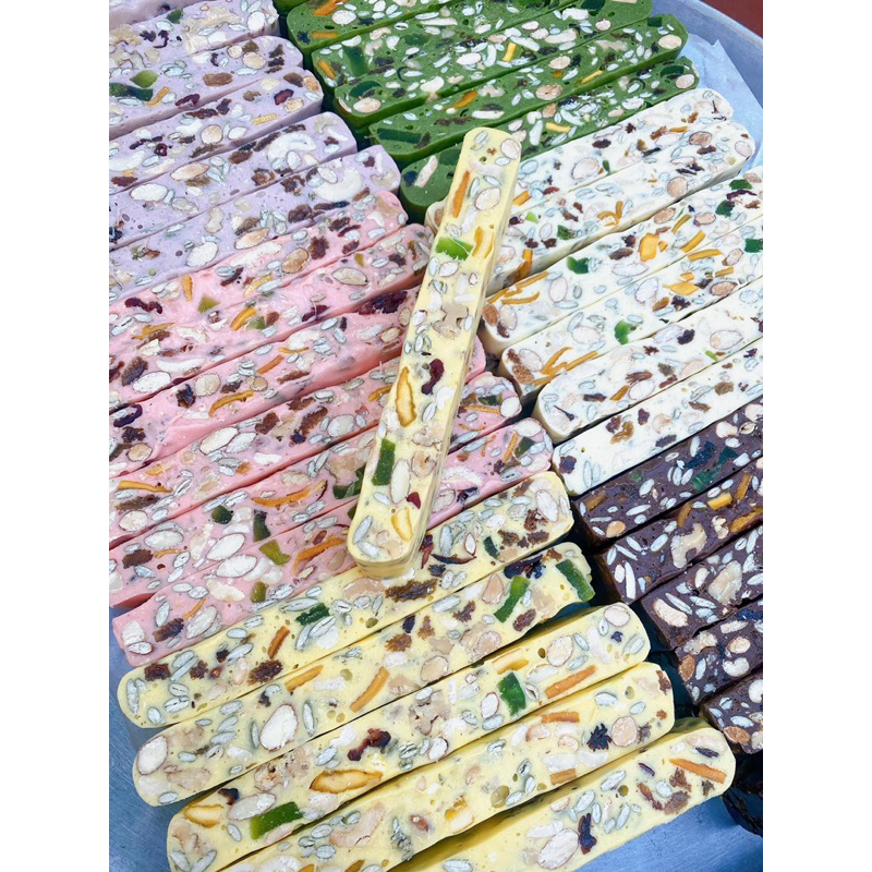 Kẹo Nougat Cực Kì Ít Ngọt Nhiều Vị Cực Ngon