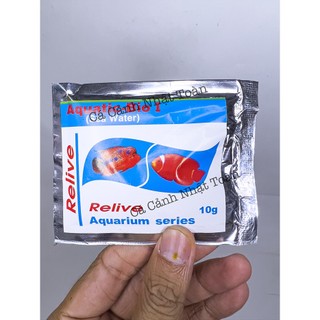 Men vinh sinh làm trong nước bể cá cảnh relive gói 10g