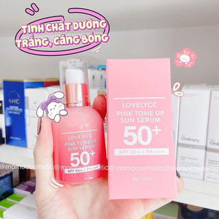 Serum chống nắng, nâng tone LovelyCC Pink Tone Up Sun SPF50+ PA+++