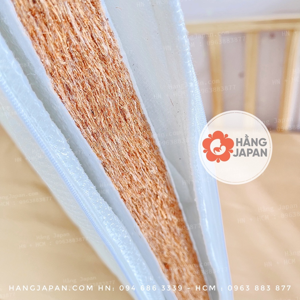 Đệm bông ép, xơ dừa dành cho cũi MONMON cho bé