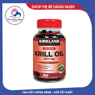 Dầu nhuyễn thể Kirkland Krill Oil 500mg của Mỹ