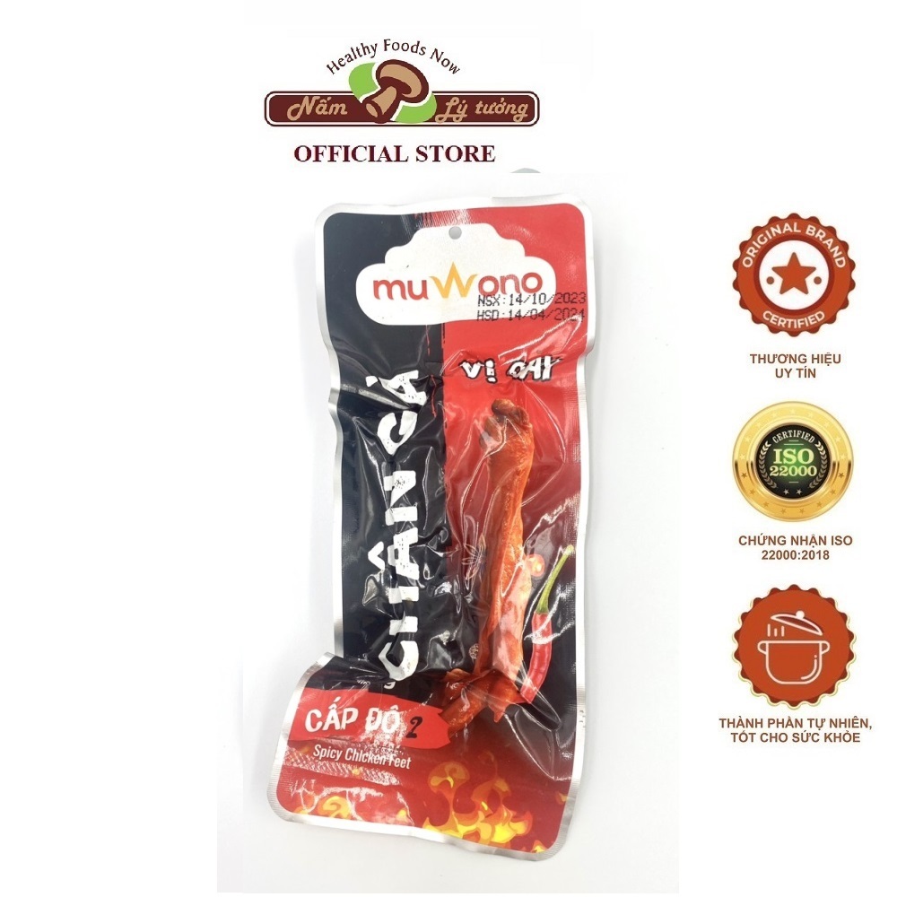 Chân gà vị cay Miwono - Nấm Lý tưởng - cấp độ 2