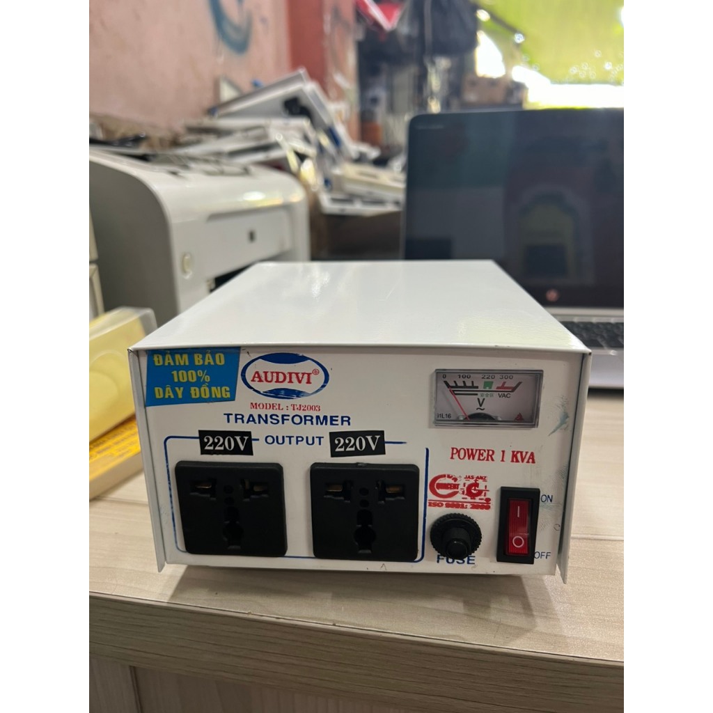 BIẾN ÁP , BIẾN THẾ 1KVA-1000VA / 110v ra 220v DÂY Đồng