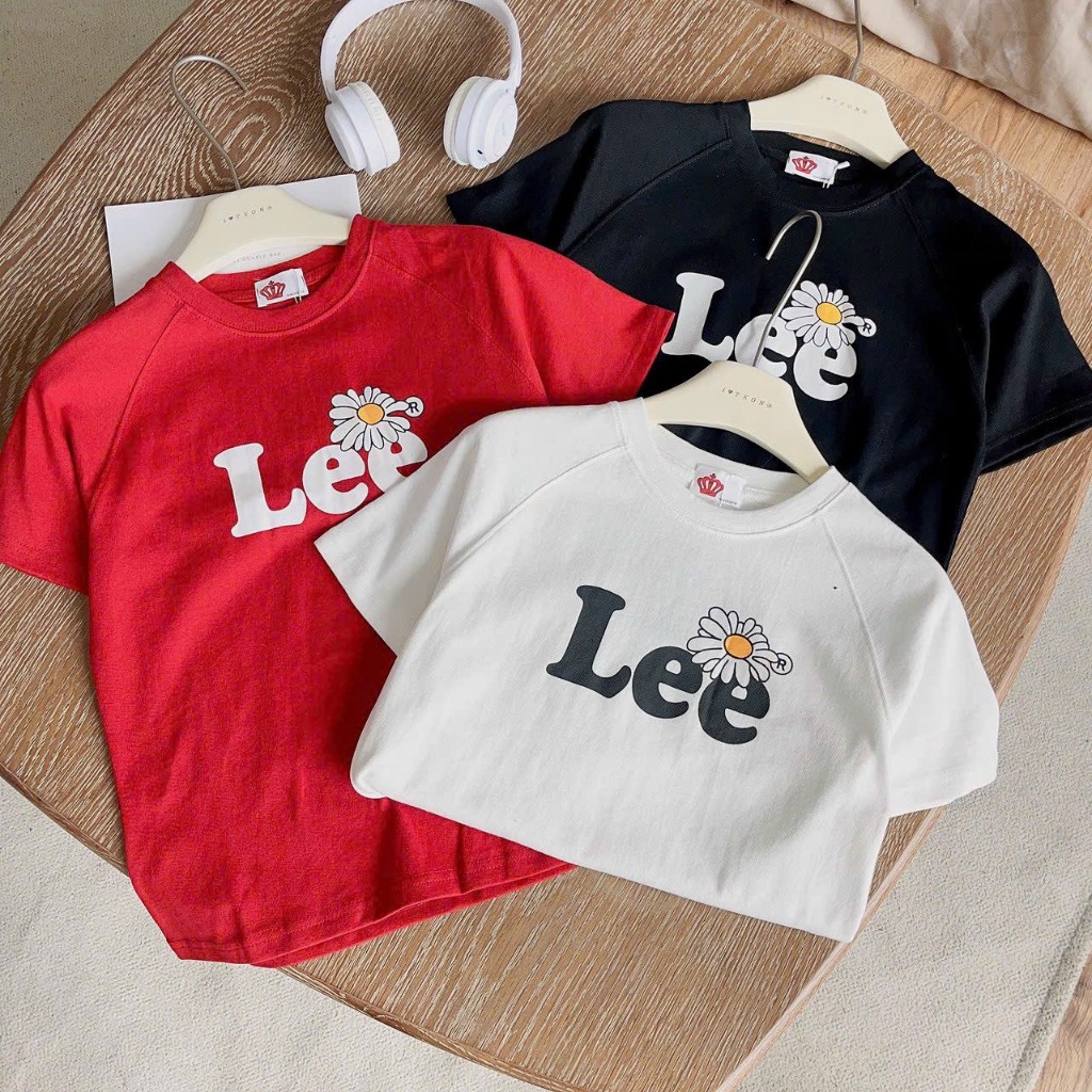 Áo Thun Baby Tee Các Mẫu Lee Hoa Cúc, Chicago, The Words Ôm Dáng