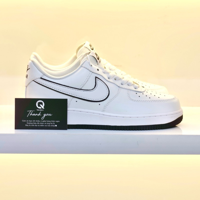 Giày Thể Thao AIR.F1trắng đế đen Sneaker , Giày Hot trend , Freeship toàn quốc , Full Box Ảnh Thật