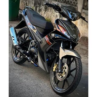 tem rời exciter 2010 đen bạc cám đơn giản đẹp , tem 3 lớp bền màu