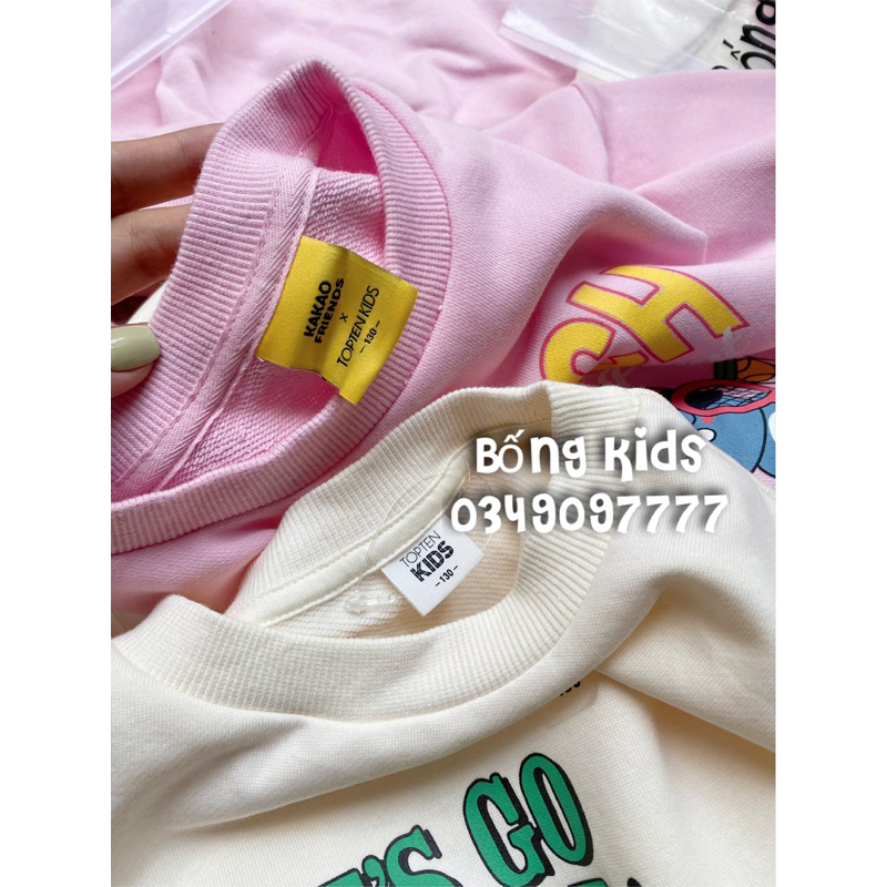 Áo Nỉ Bé Trai & Bé Gái In Hình Topten Kids