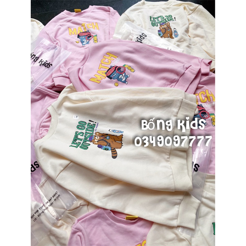 Áo Nỉ Bé Trai & Bé Gái In Hình Topten Kids