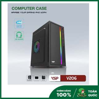 Vỏ máy tính vsp v206 - màu trắng và đen